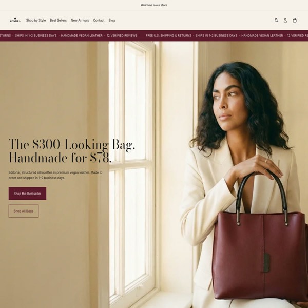 KONDRA — home page of the client site